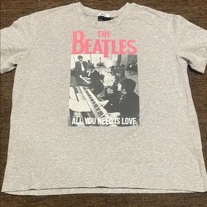 Reitmans The Beatles Gray and Pink The Beatles Kids T-Shirt